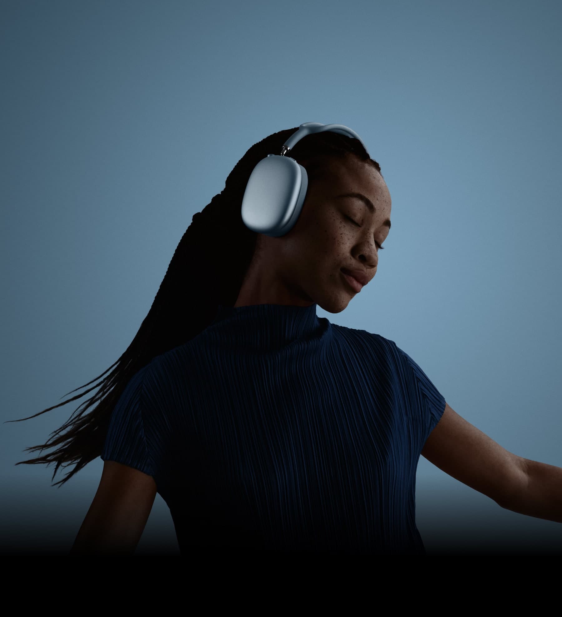 Listener wearing Jetpack AirPods Max 2